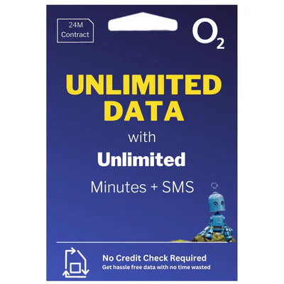 O2 Unlimited Everything SIM - 24 Month Contract - £24 per month