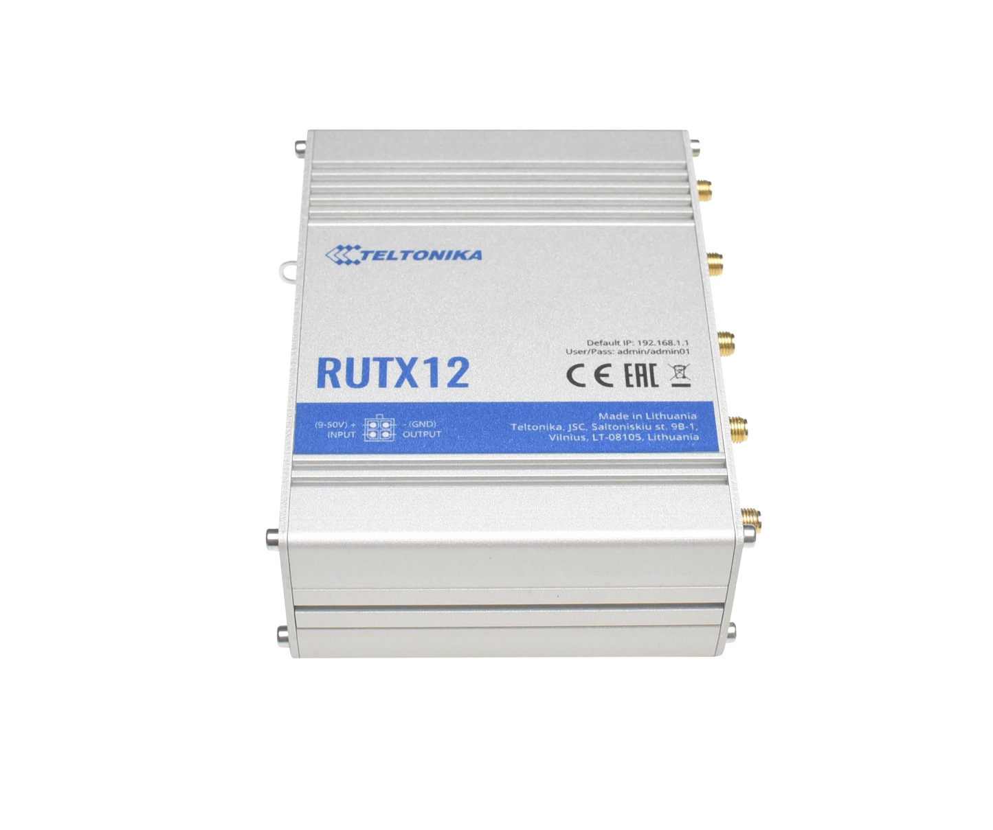 Teltonika Dual LTE Cat 6 Industrial Router - RUTX12